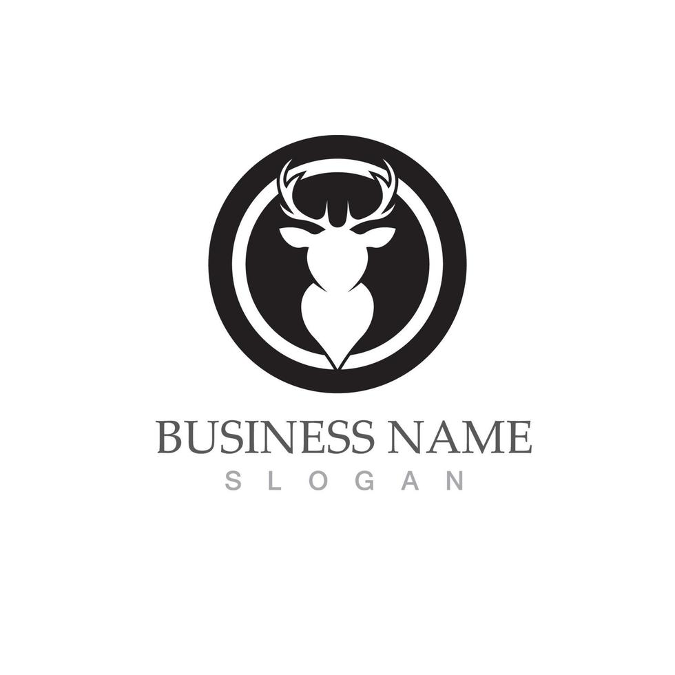 Deer vector icon illustration design