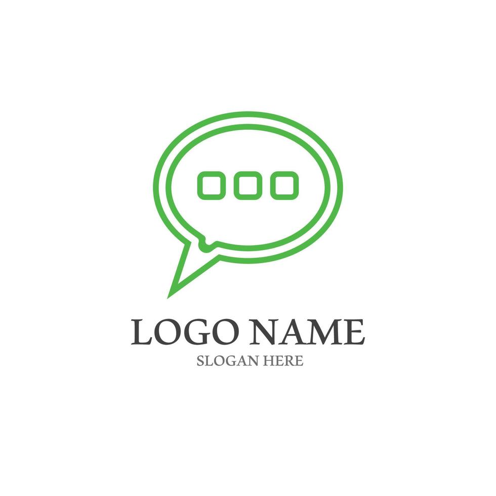 Speech bubble icon vector illustration