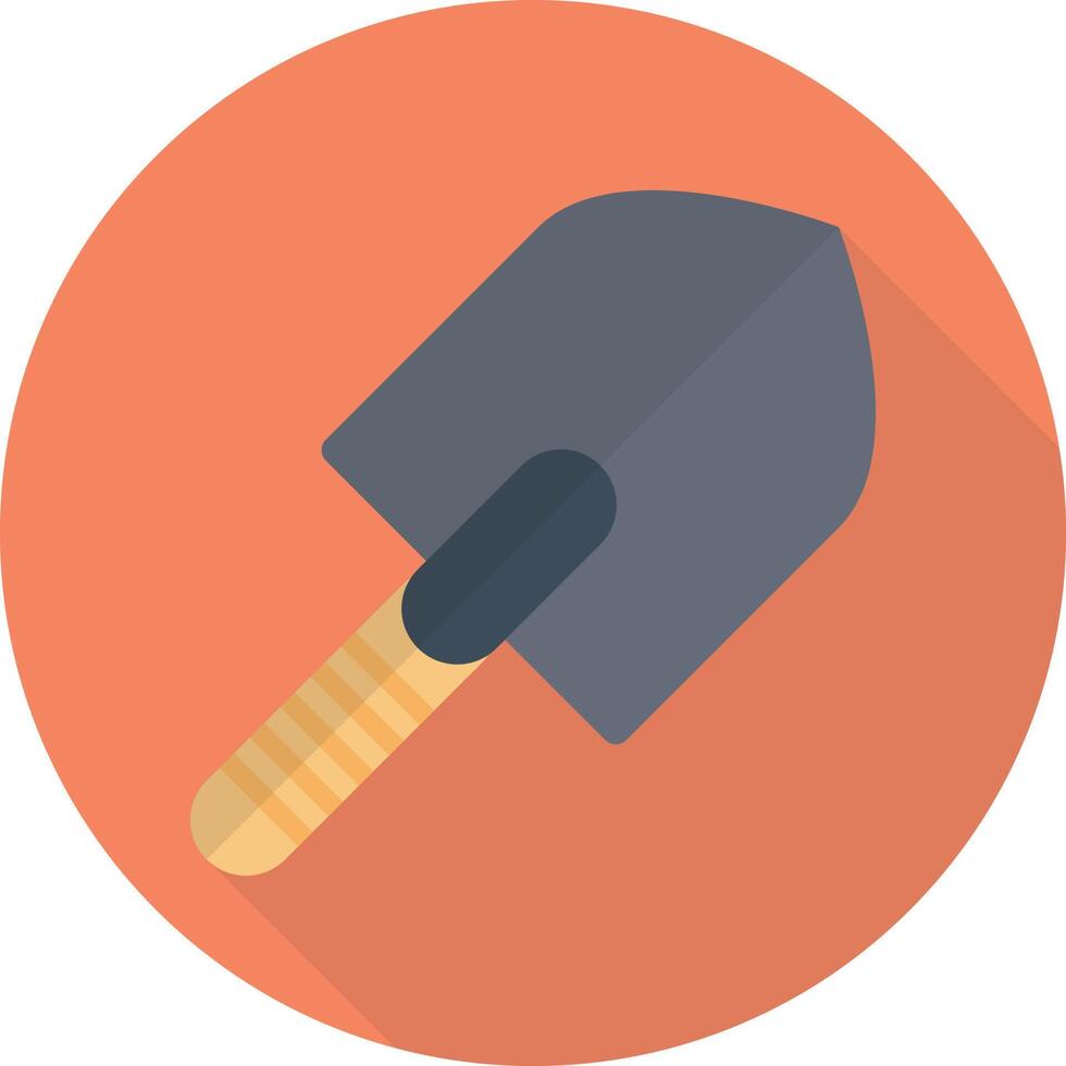 shovel vector illustration on a background.Premium quality symbols.vector icons for concept and graphic design.