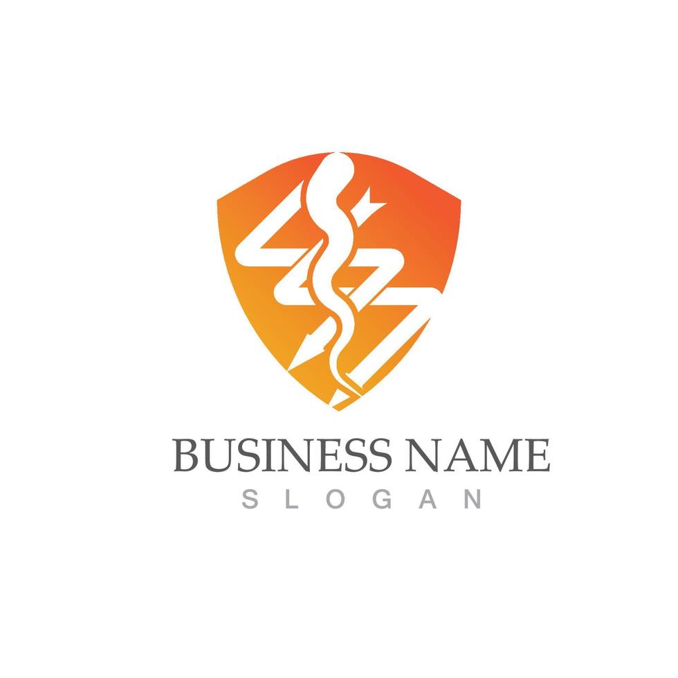Flash thunderbolt logo template vector