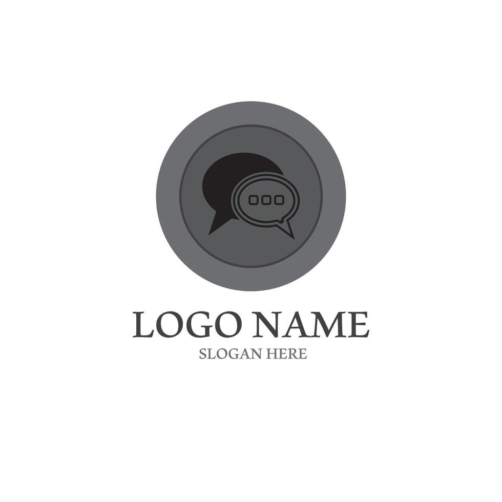 Speech bubble icon vector illustration
