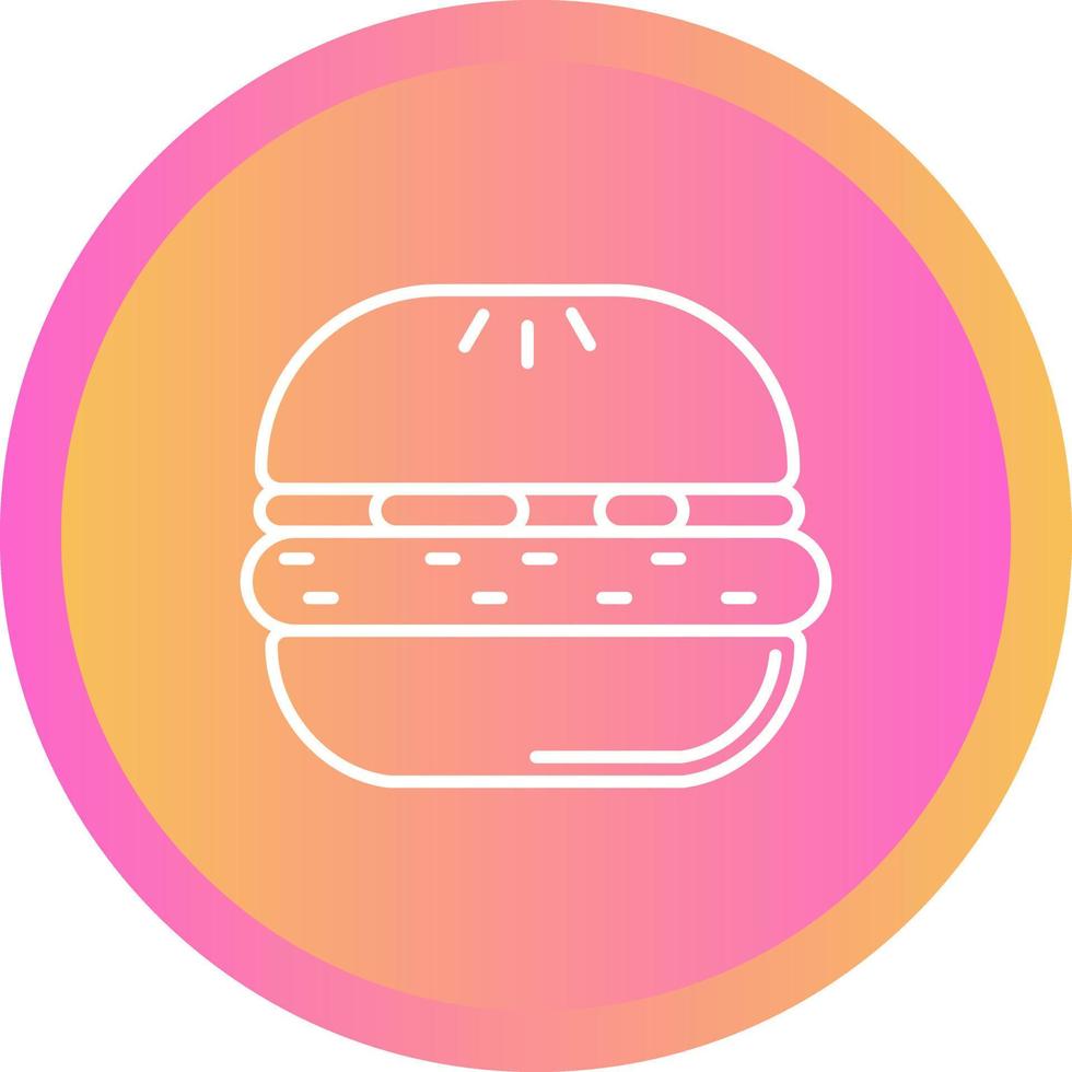 icono de vector de hamburguesa