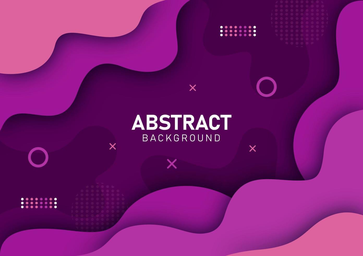 Colorful liquid and geometric background with fluid gradient shapes vector