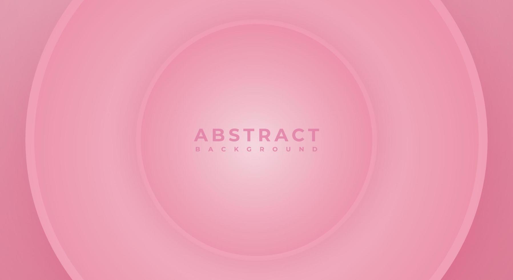 Abstract 3D Background Circle Pink Papercut Layer with Copy Space for Text or Message vector