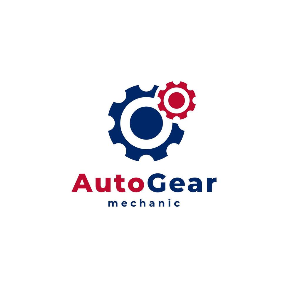 Gear Logo Design Inspiration. Suitable for Automotive Industry Icon vector