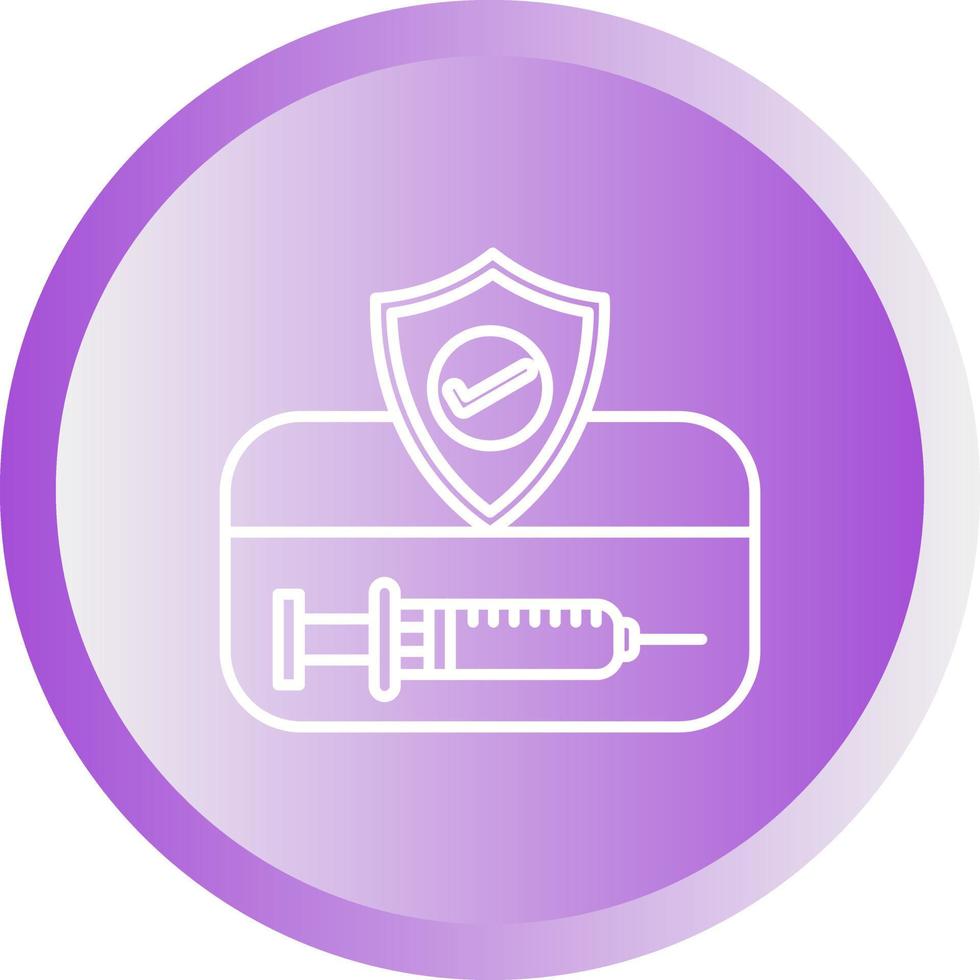 Vaccination Card Vector Icon