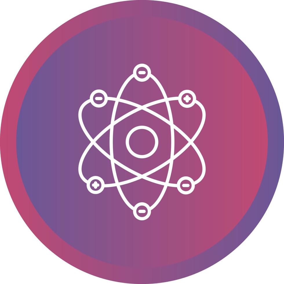 Atom Structure Vector Icon