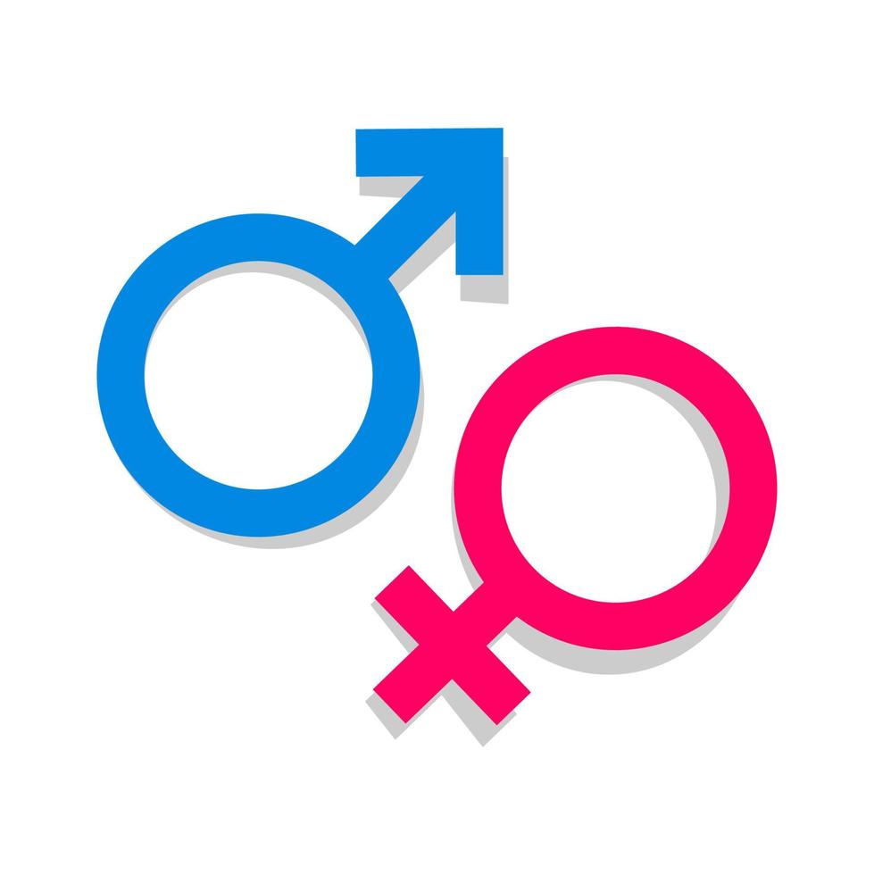 Male female icons. Gender symbol vector. Male and female symbols. Female and male sex icon. Couple gender icon. vector