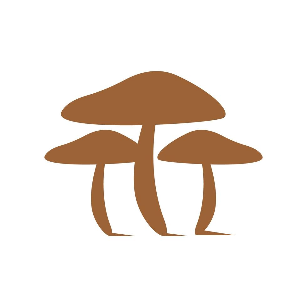 Mushroom icon logo design vector