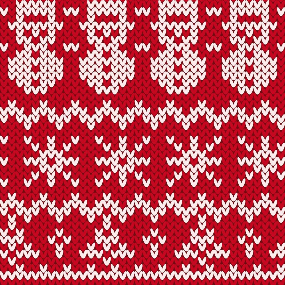Knitted Ugly Sweater Seamless Pattern vector