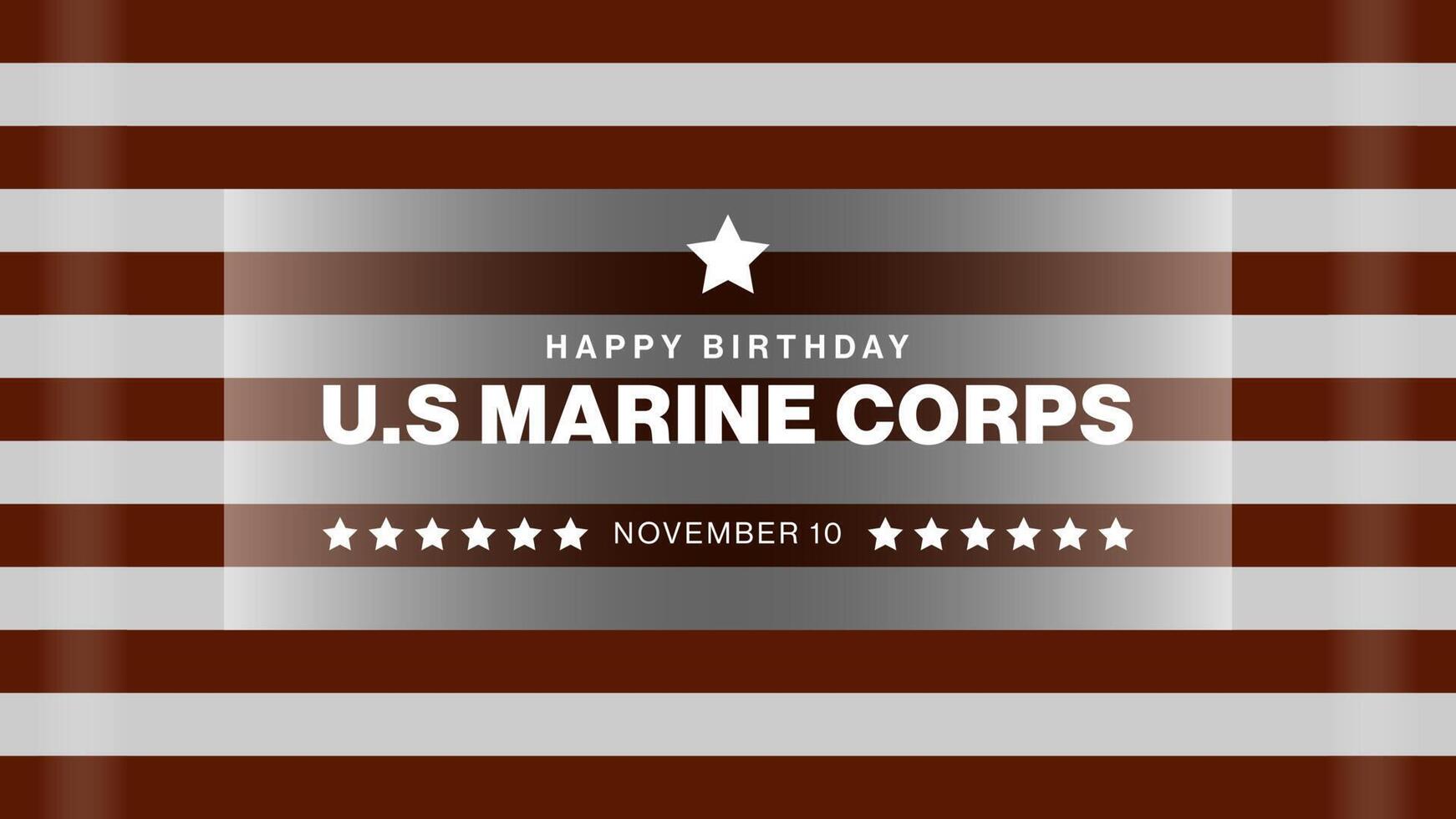 US Marine Corps Birthday Background with white space area. vector