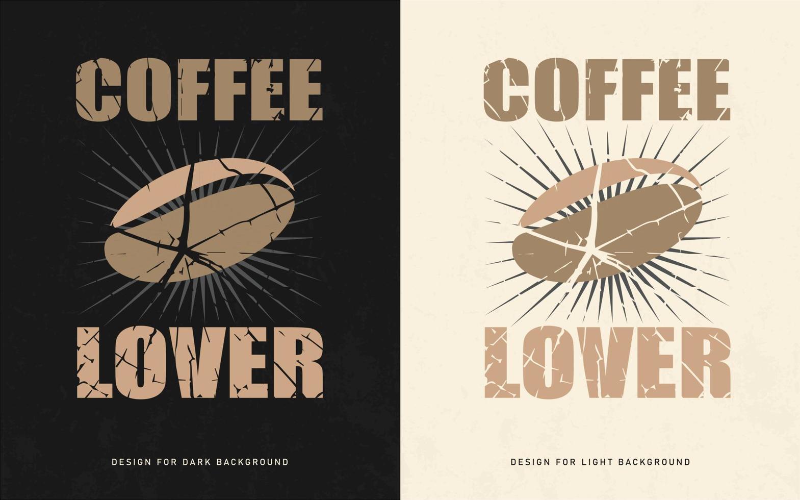 coffee lover t shirt design template vector