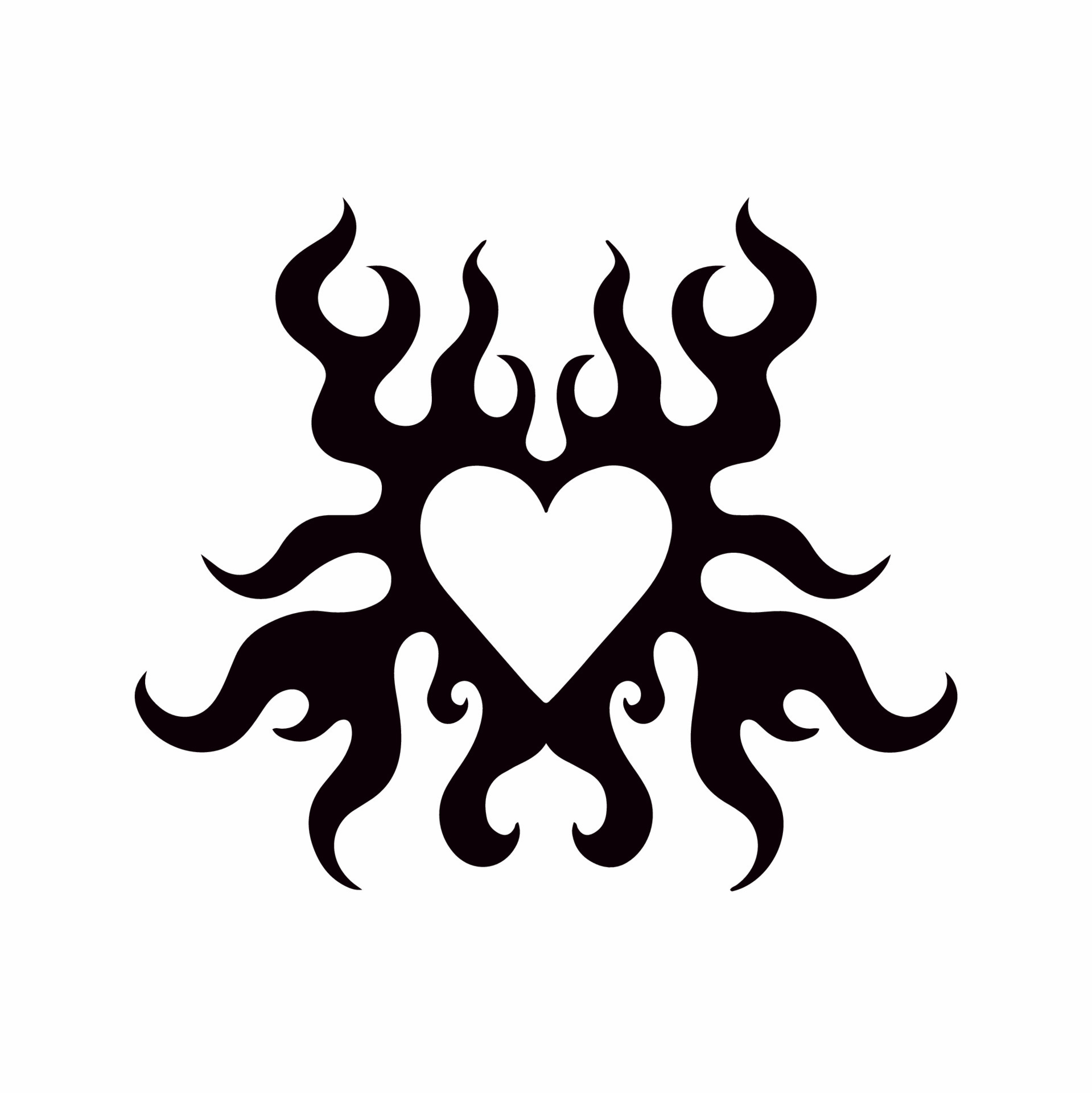 Heart Love Symbol Logo on White Background. Tribal Stencil Tattoo Design Concept. Flat Vector Illustration. 14398111 Vector Art at Vecteezy Heart Love Symbol Logo on White Background. Tribal Stencil Tattoo Design Concept. Flat Vector Illustration. 14398111 Vector Art at Vecteezy