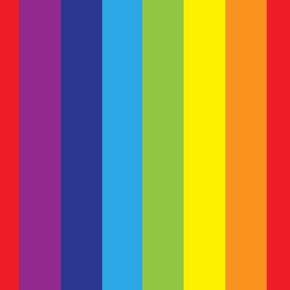 Seamless rainbow pattern of bright vertical stripes vector illustration