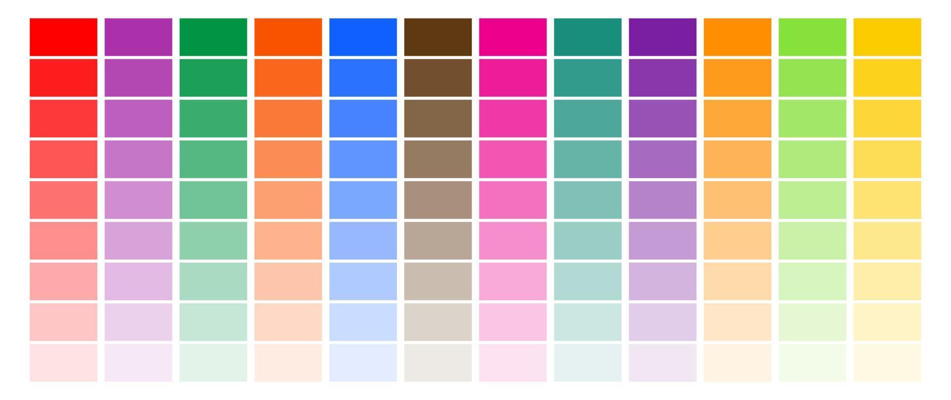 Vector Color Palette Set Design Template Multi color Sphere