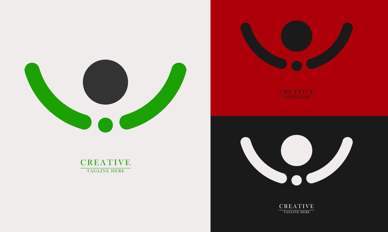 little boy smiling element icon logo vector