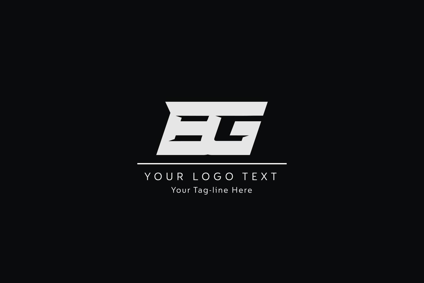 BG  Letter Logo Design. Creative Modern B G  Letters icon vector Illustration.