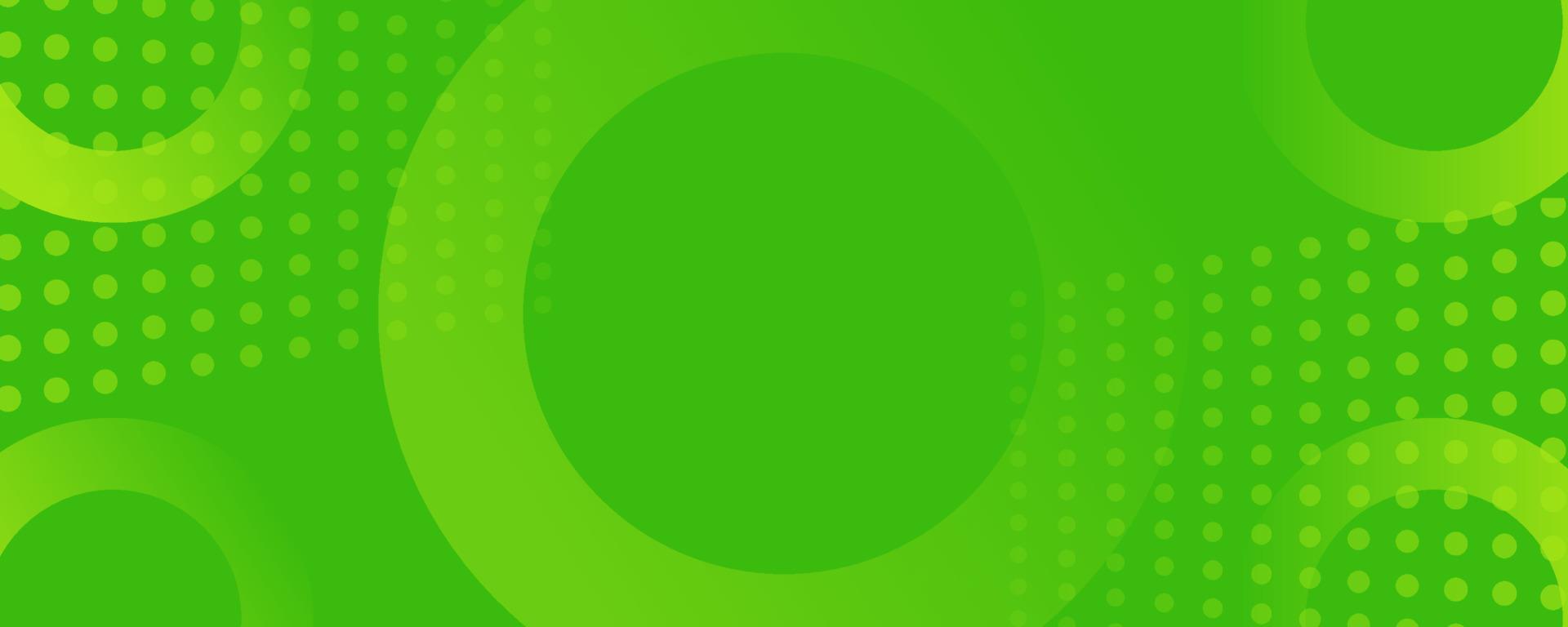 Fondo de banner geométrico verde abstracto vector