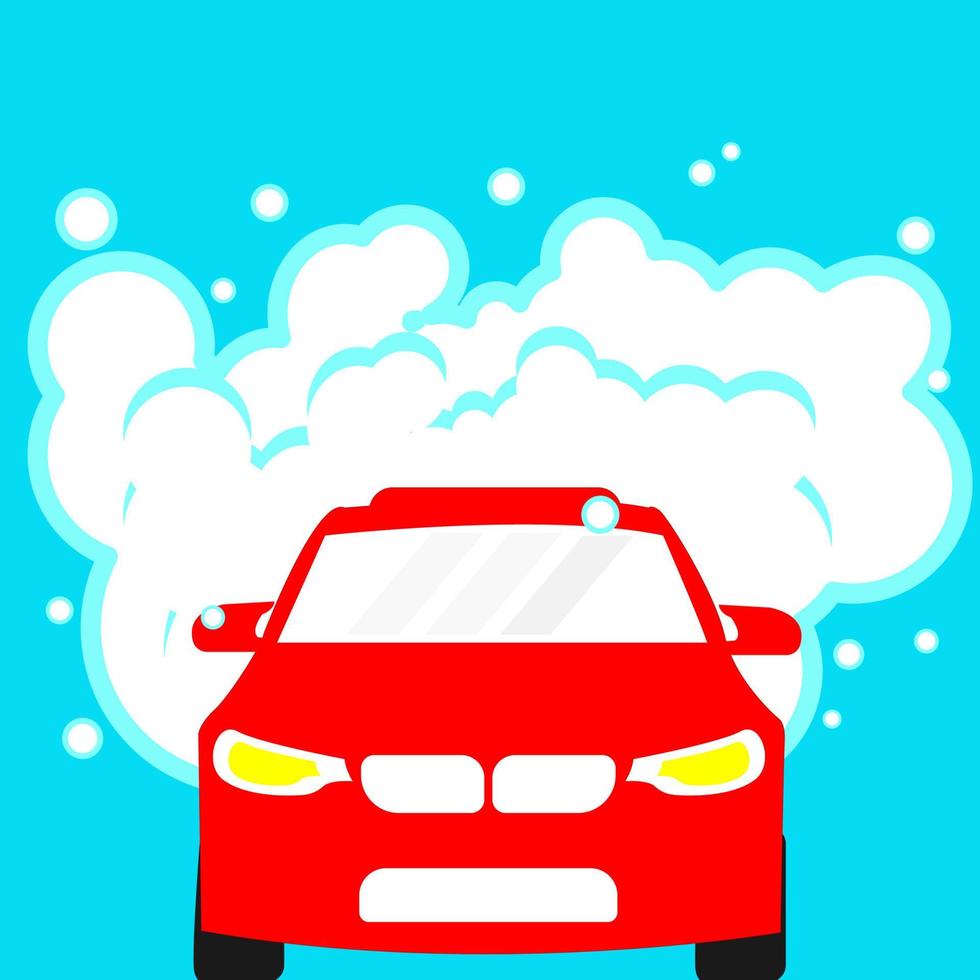 Car wash banner design vector
