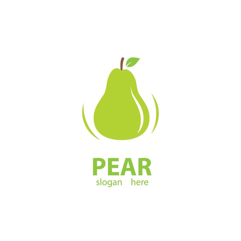 Pear logo images vector