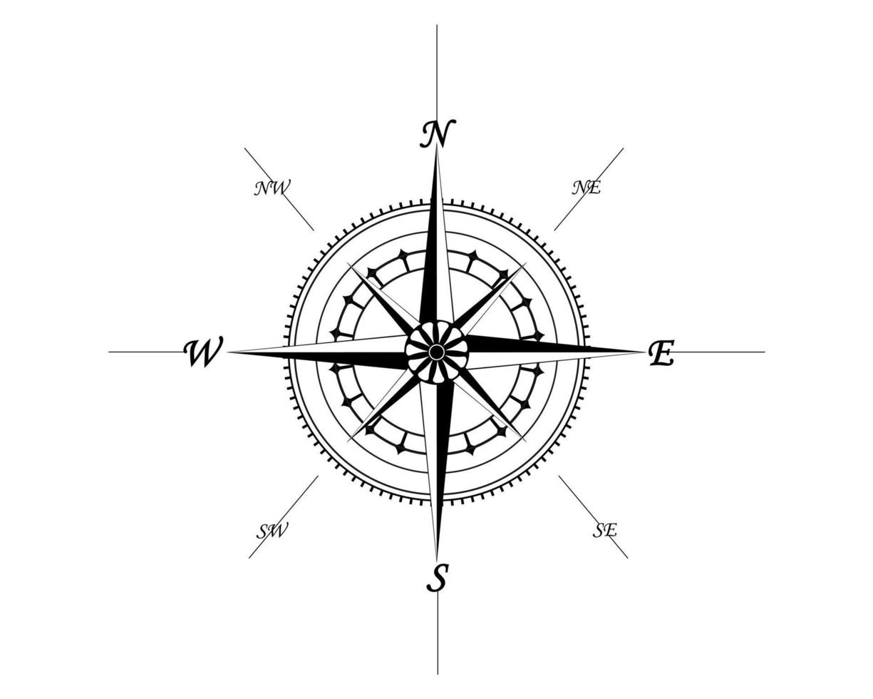 compass for ships precise direction of the seas rivers and oceans 14399022 Vector Art at Vecteezy