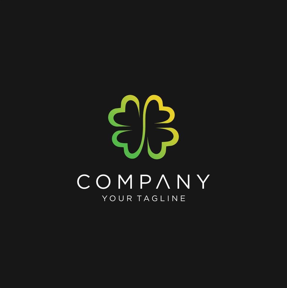 Clover Leaf Logo Template Design vector