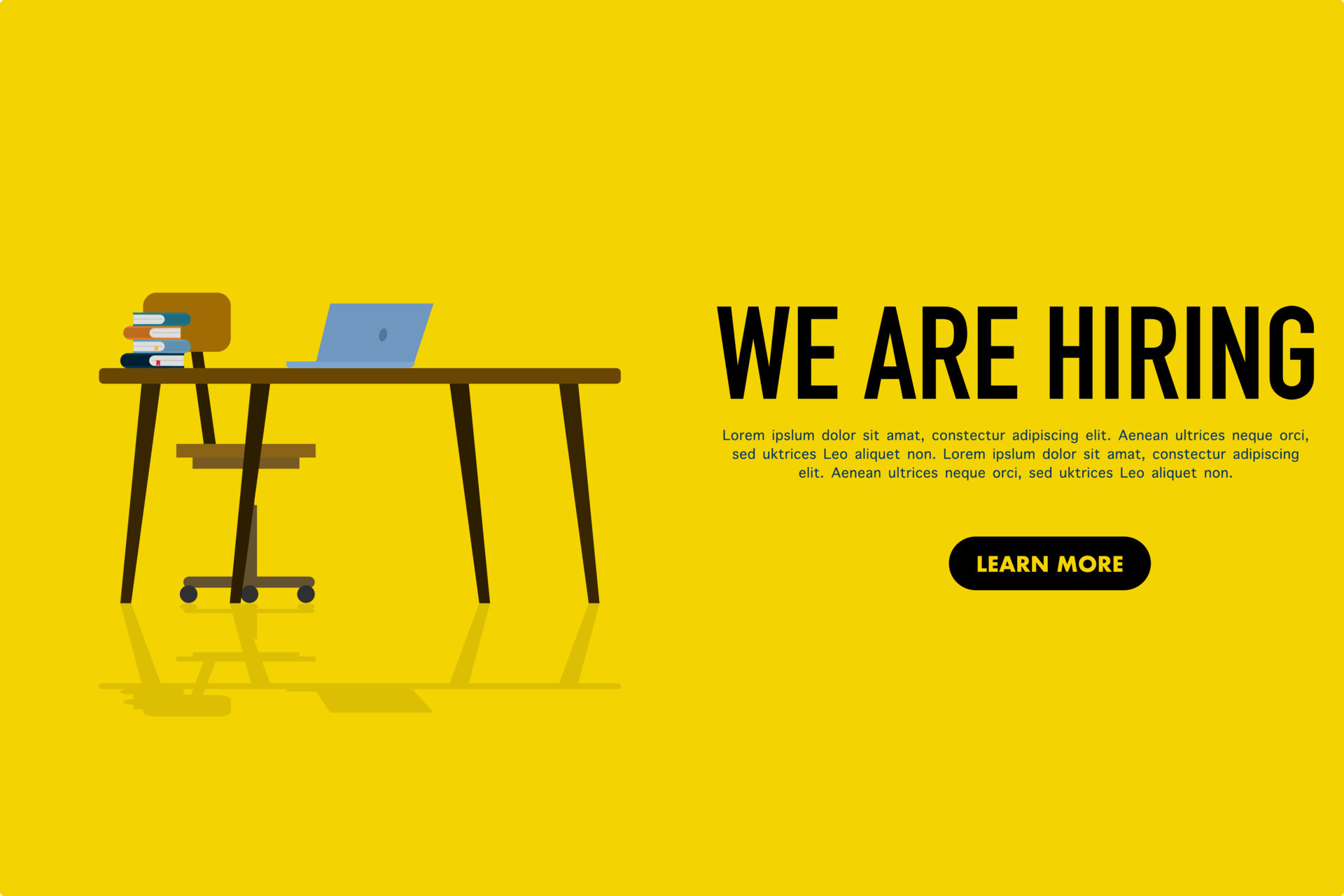 Hiring Recruitment Open Vacancy Design Info Label Template We Are 