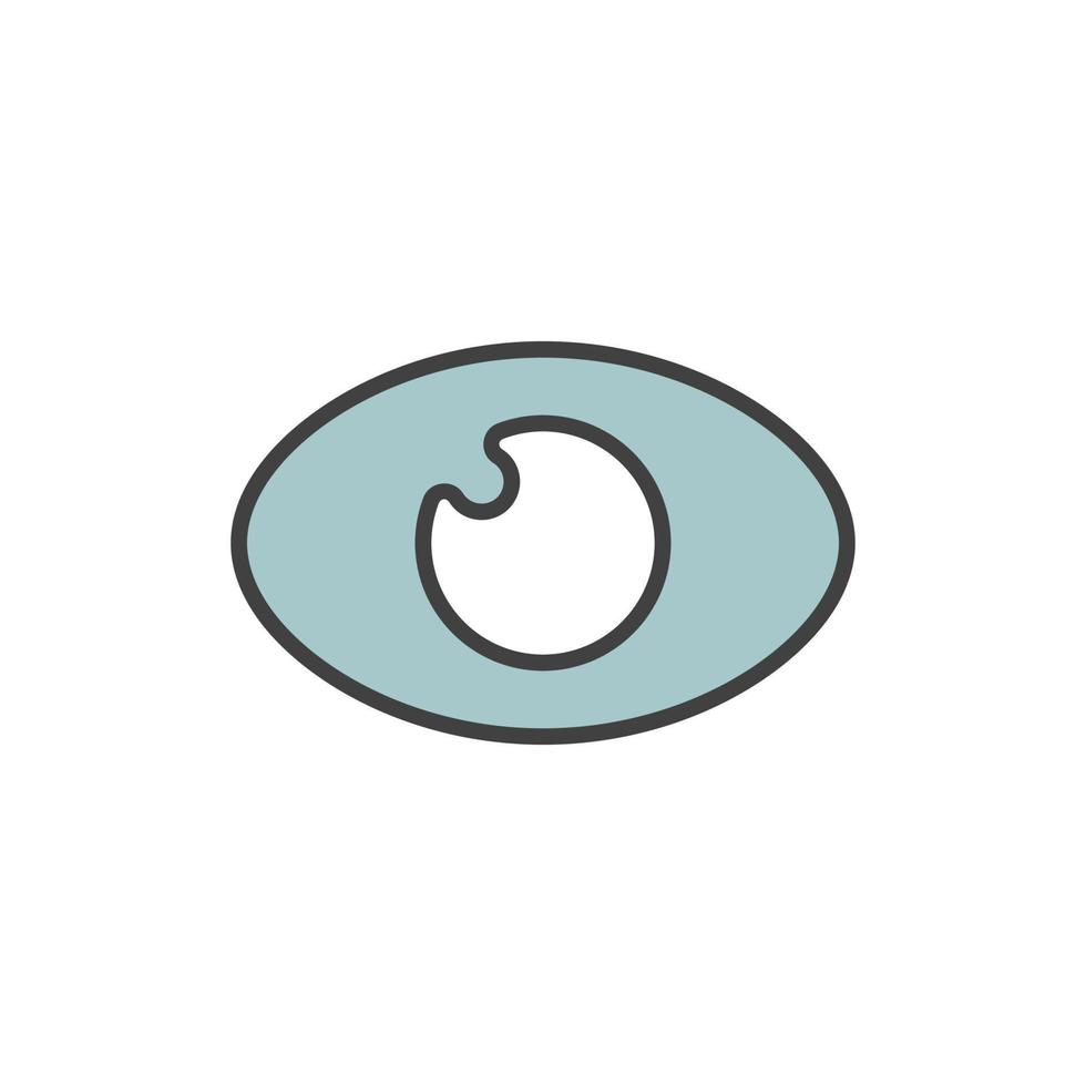 eye icon vector illustration logo template for many purpose. Isolated on white background.