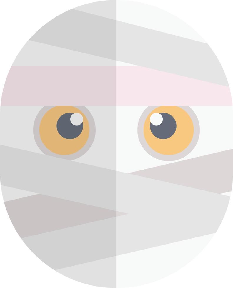 Ilustración vectorial de momia en un fondo. Símbolos de calidad premium. Iconos vectoriales para concepto y diseño gráfico. vector
