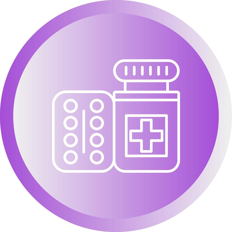 Pills Bottle Vector Icon