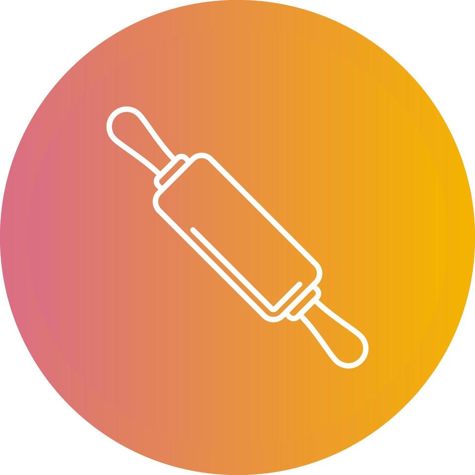 Rolling Pin Vector Icon