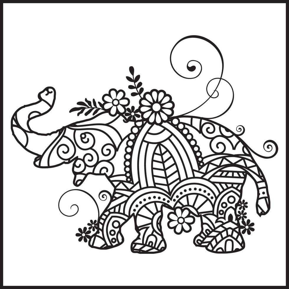 Vector illustration decorative Animal on white background