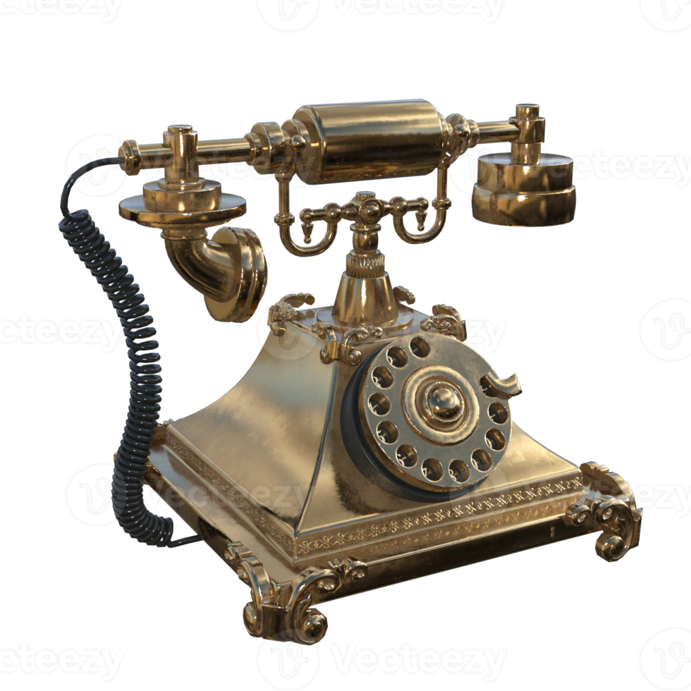 trucs vintage rendu 3d png