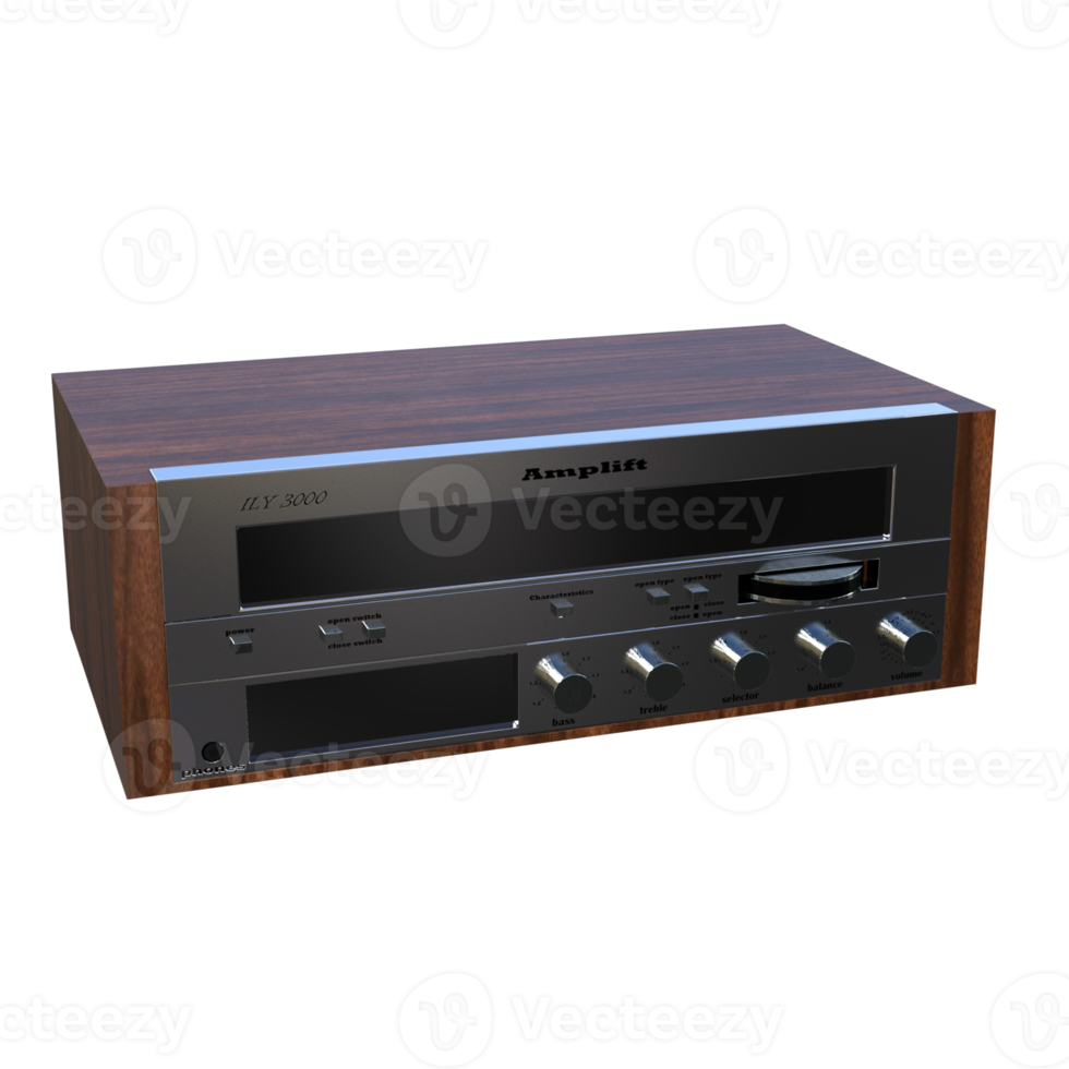 vintage stuff 3d rendering png