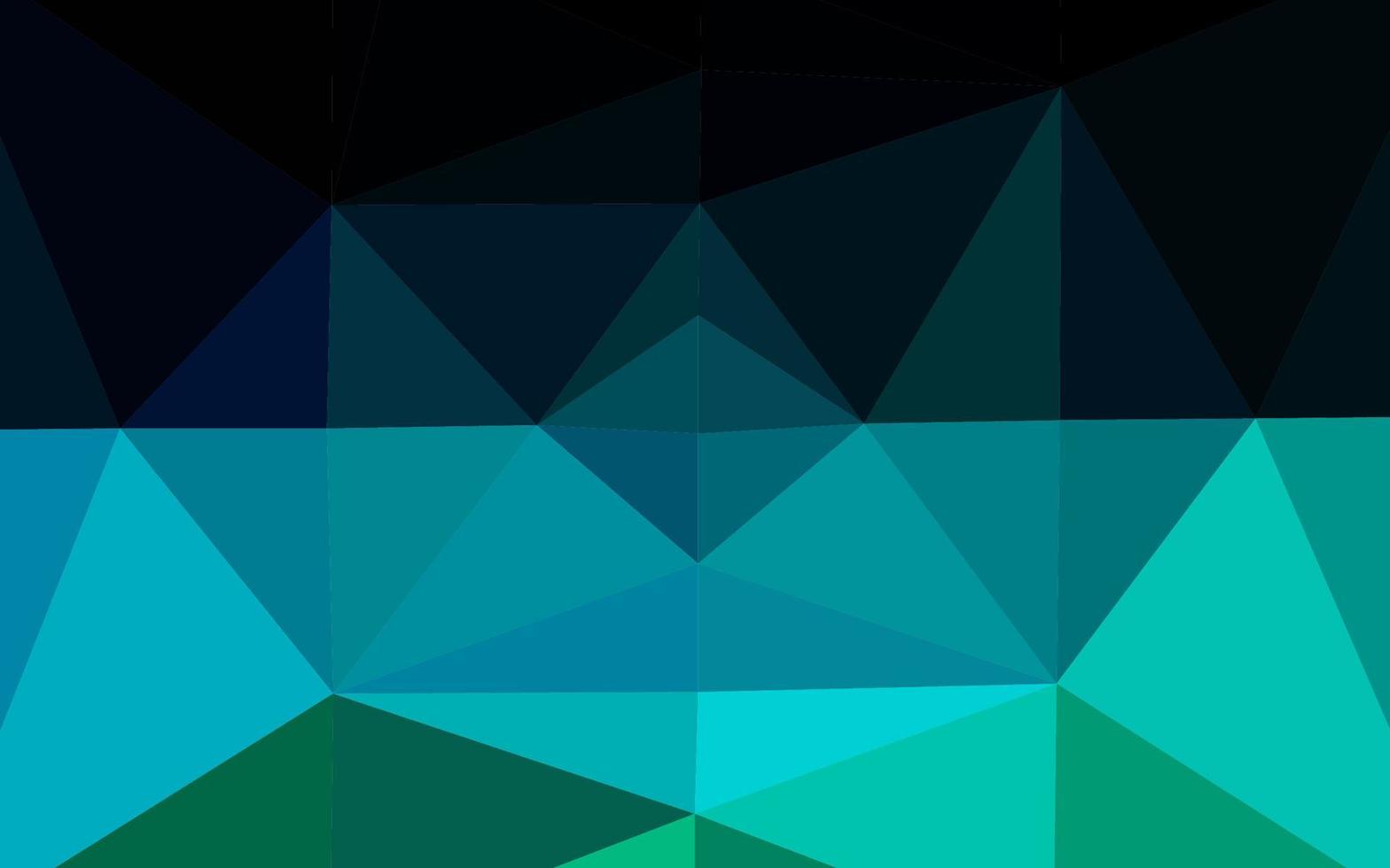 Light Blue, Green vector abstract polygonal texture.