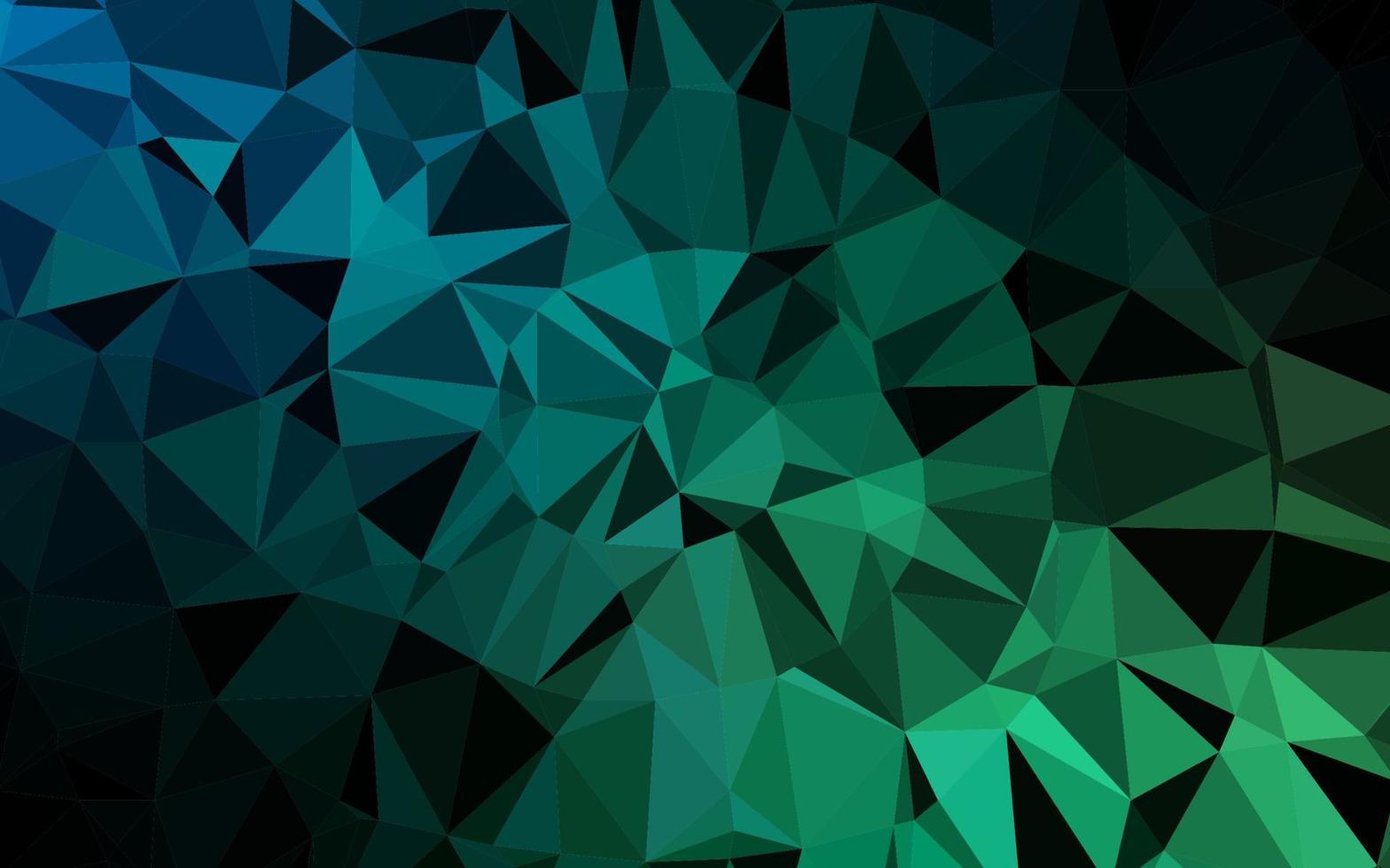 Dark Blue, Green vector abstract mosaic pattern.