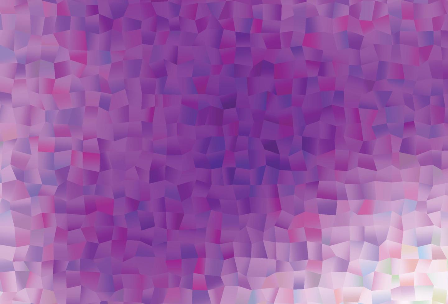 patrón de vector púrpura claro con cristales, rectángulos.