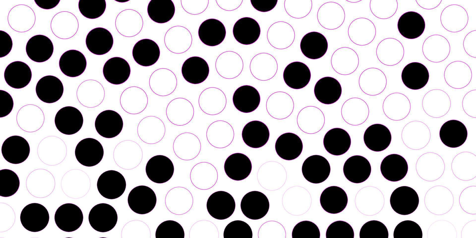 diseño vectorial de color rosa oscuro con formas circulares. vector