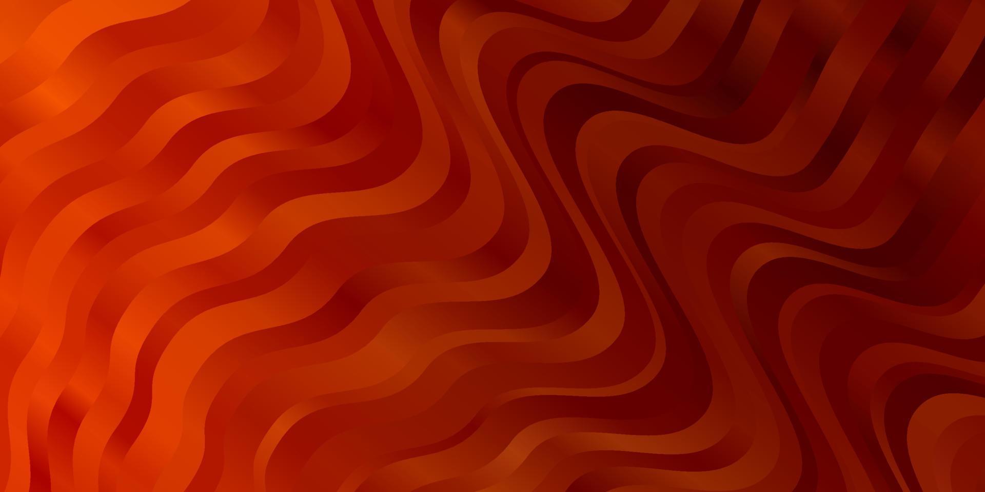 Light Orange vector background with lines.