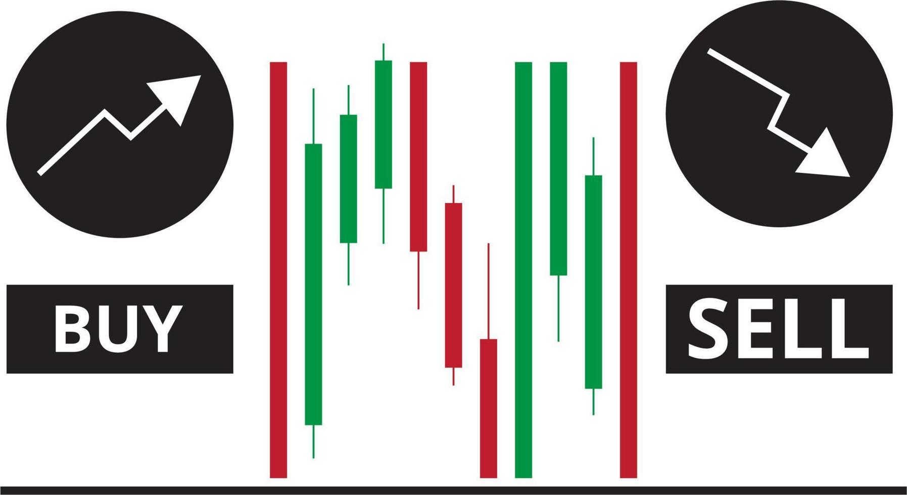 the graphic trading vector