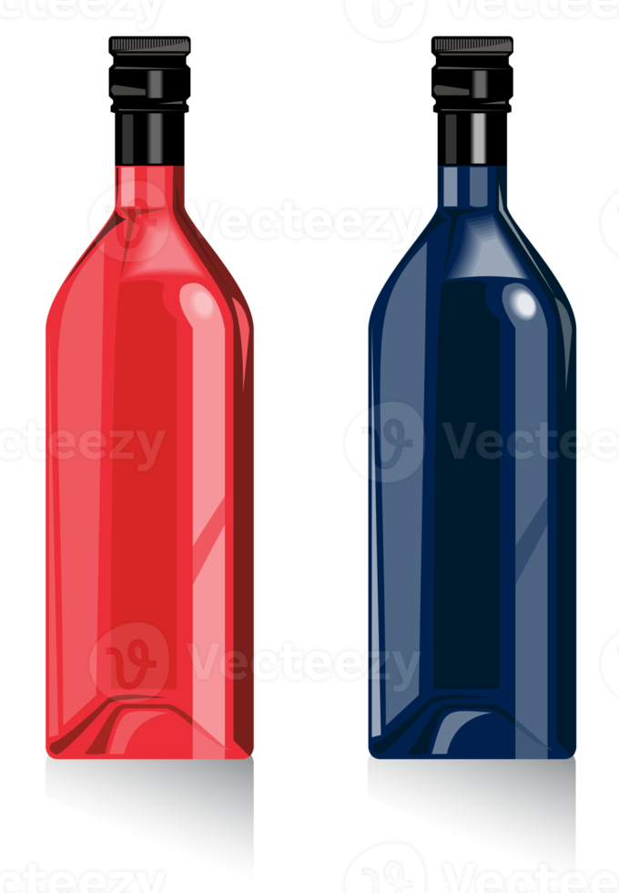 Wine Bottles Retro png