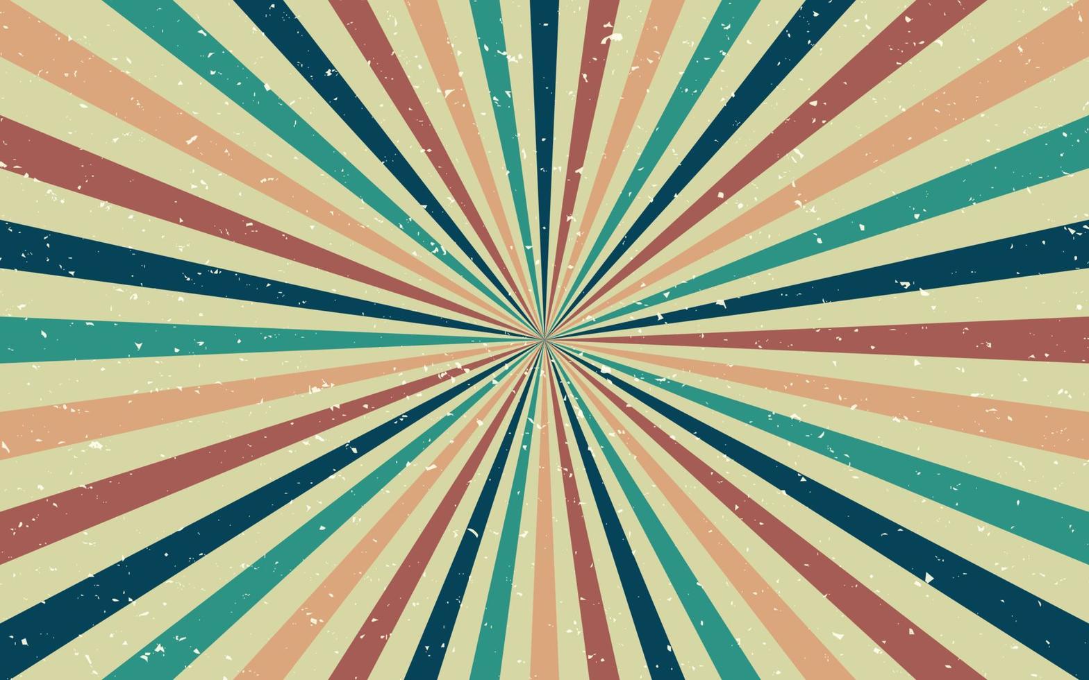 fondo retro de la luz del sol con textura grunge vector