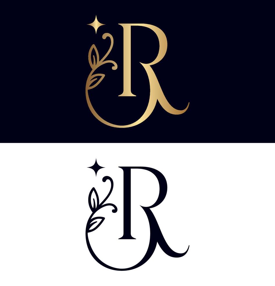 floral logo OR brand design vector