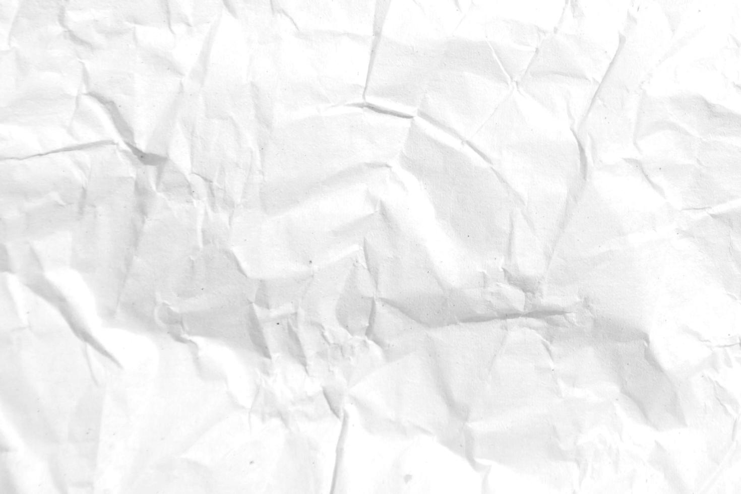 White paper crumpled background photo