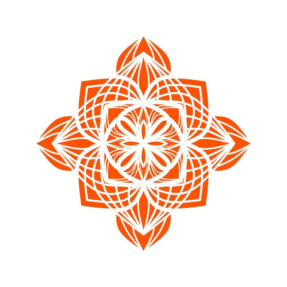 pattern flower mandala vector illustration. Ornamental luxury mandala pattern