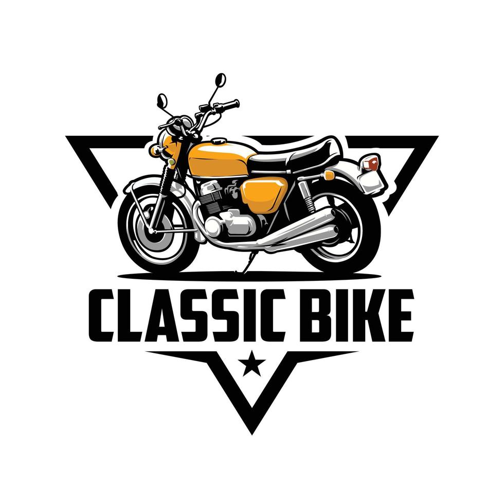 Premium Classic Motor Bike Badge Logo Vector isolated. Best for Classic  Automotive Motor Club Logo 14402161 Vector Art at Vecteezy