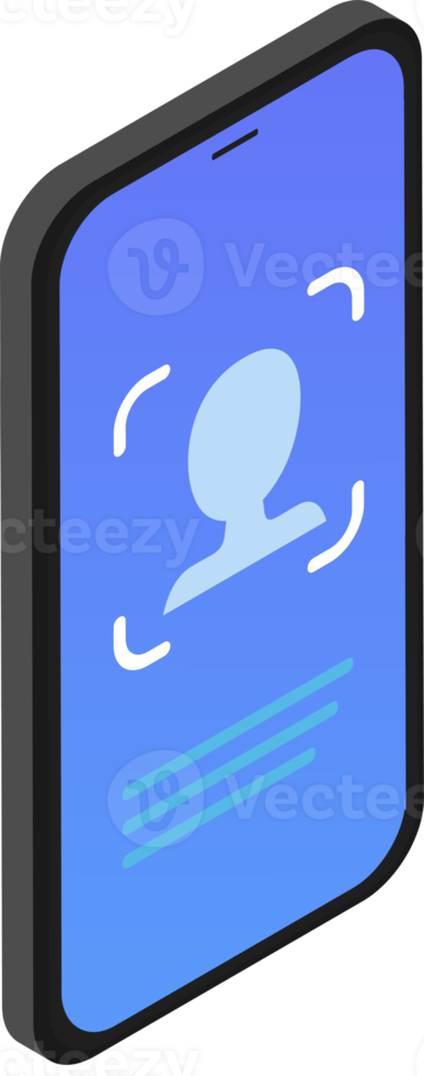 Facial recognition icon png
