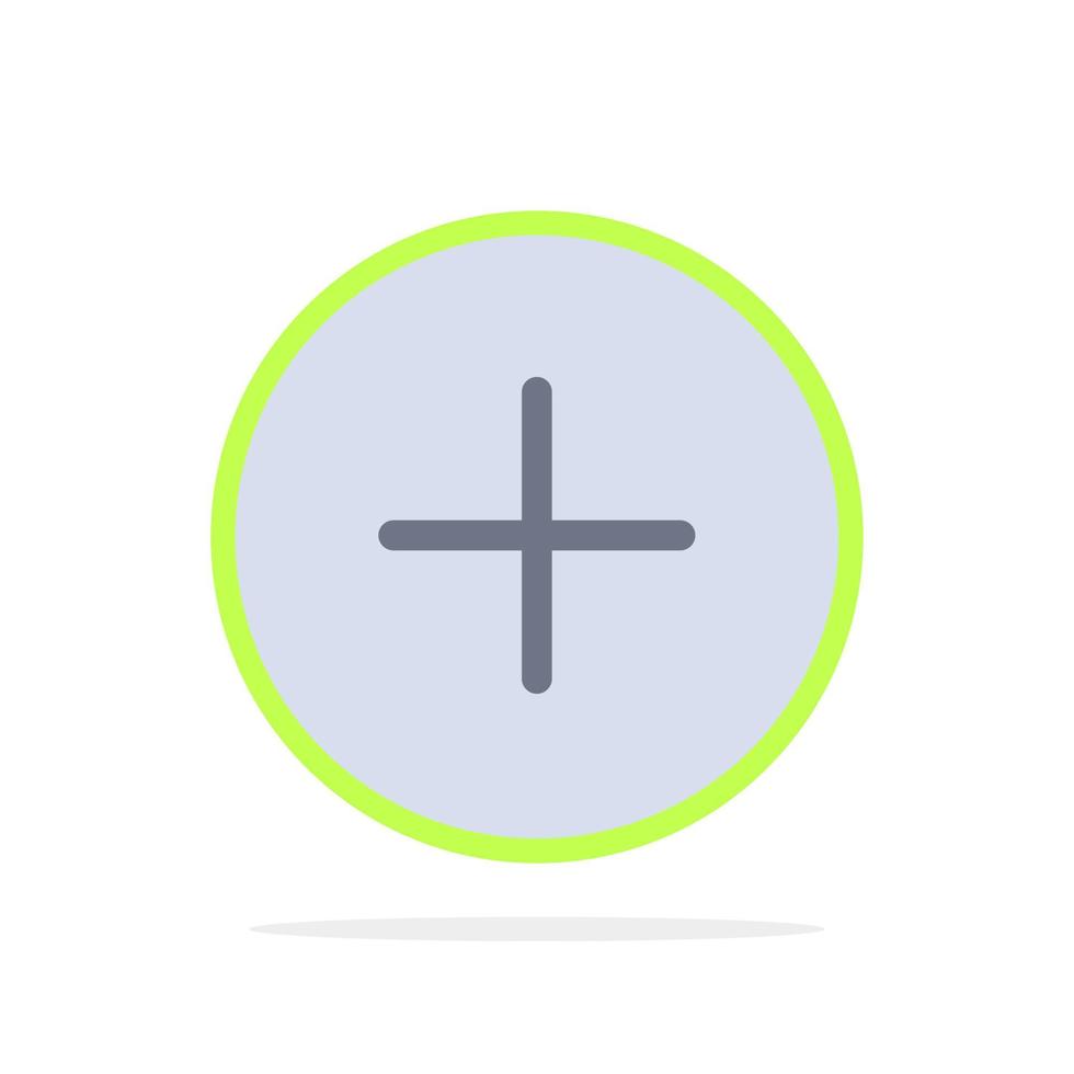 Twitter Add Contact Abstract Circle Background Flat color Icon vector