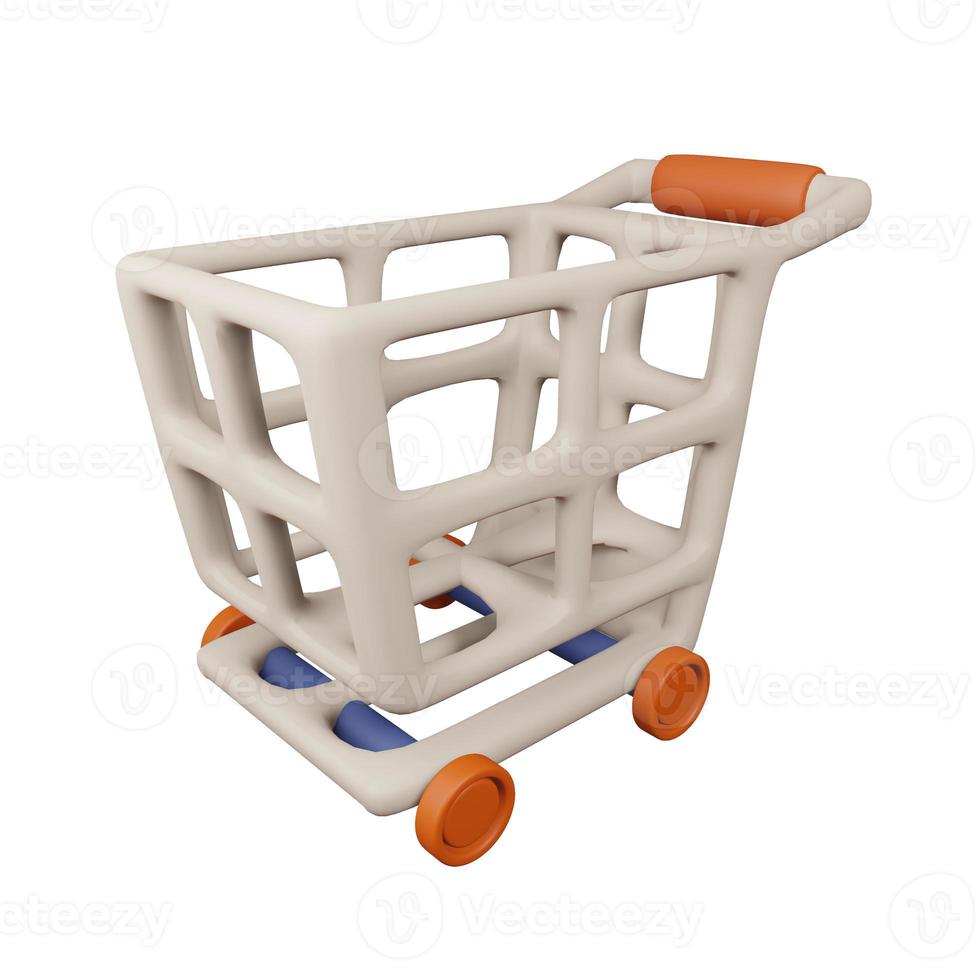 3D Render Trolley photo