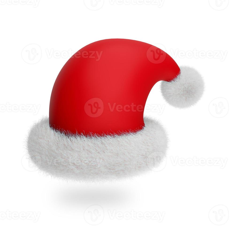 3D Render Christmas Cap photo